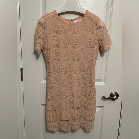 NWT Pink Lily Boutique Lace Sheath Dress, Size Medium - Picture 4 of 6